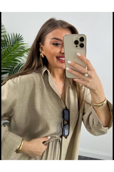 RMG BUTİK Set de damă Beige Stone - Set de jos și de sus