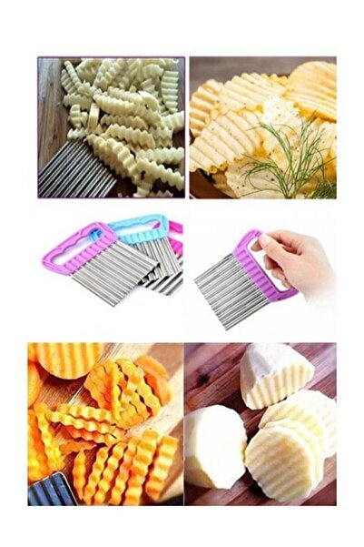 Dolu Chips Chopper Şekilli Sebze Ve Meyve Dilimleyici