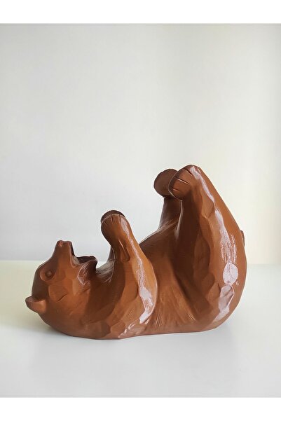 Nerva Design 3D Ayı Şeklinde Dekoratif Şaraplık/şarap Şişesi Tutucu