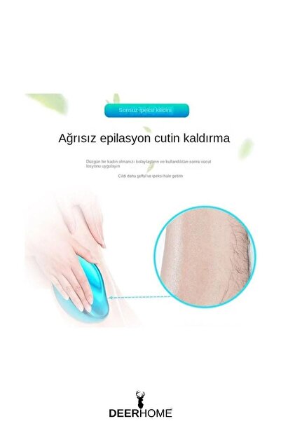 Passionis En İyi Kalitede Büyük Boy Kristal Ağrısız Nazik Tüy Dökücü-GOLD-