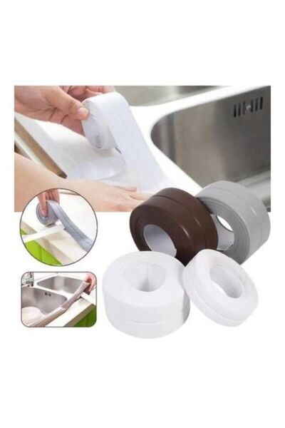 Jetcom Su Sızdırmaz Bant Mutfak Banyo Duvar Küvet Lavabo Kenar Bandı Ev Iş Of...