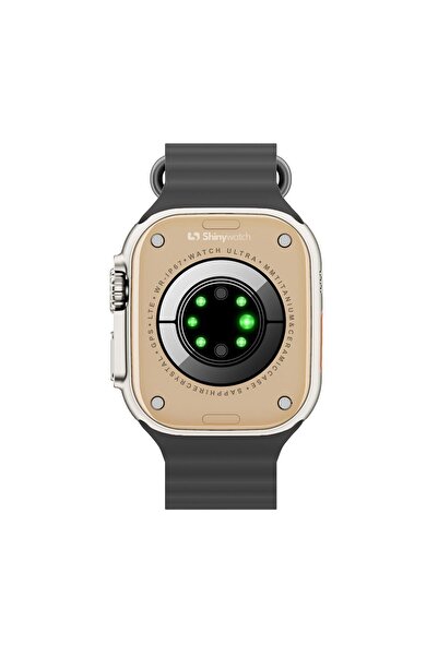 ShinyWATCH Ultra 2+ Süper AMOLED Ekranlı Yapay Zeka Özellikli Akıllı Saat 2024 Mavi