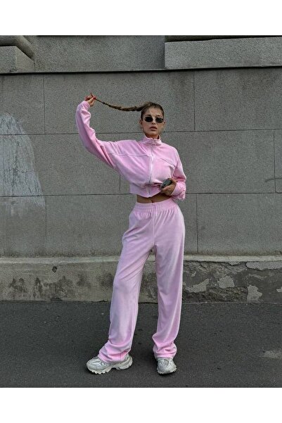 BRGCLOTHING Yumoş Velvet Tracksuit Set - Imported Design