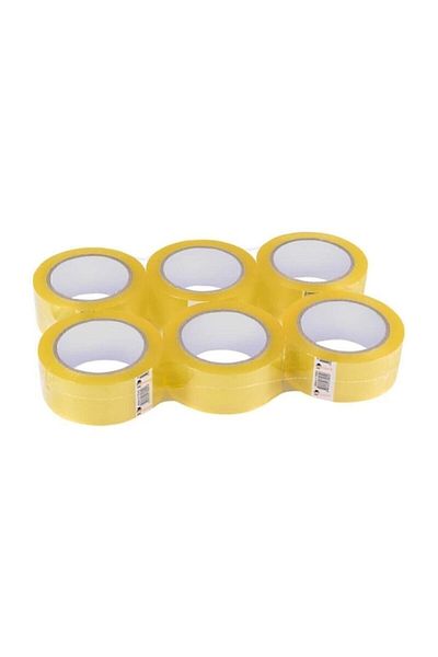 Oneplus 6 Pieces of Transparent Box Tape 45 Mm X 100 Meters