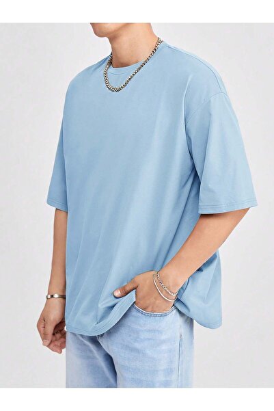 EYAX MODA Plus Size Comfortable Unisex T-Shirt - Crew Neck