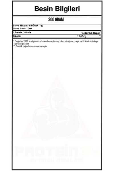 Hardline Nutrition Citrulline 300 Gr.