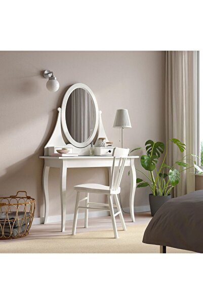 IKEA Hemnes Beyaz 100x50 Cm Makyaj Ve Çalışma Masası Akdenizshop