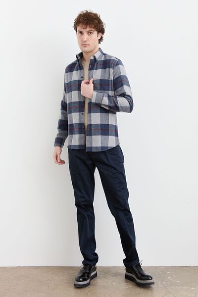 Desen Triko Ανδρικό καρό χειμερινό πουκάμισο ξυλοκόπο 13