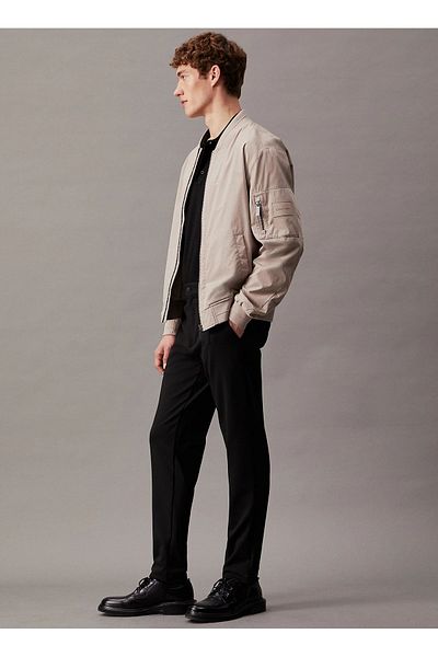 Calvin Klein Men's Black Regular Waist Trousers - K10K 113647 Beh