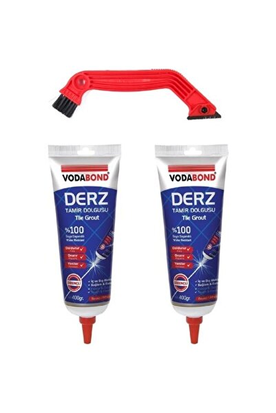 Vodabond Hazır Derz Dolgusu 400 gr 2'li Beyaz Ve Derz Kazıyıcı