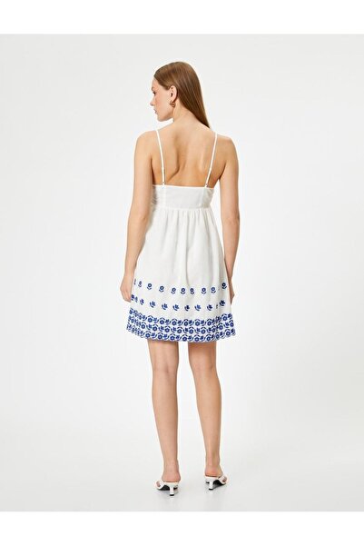 Koton Women's Mini Floral Dress