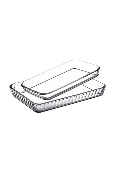 Paşabahçe 2-Piece Pyrex Rectangular Tray 090oa 061oa Fma192348 Fma03121 136