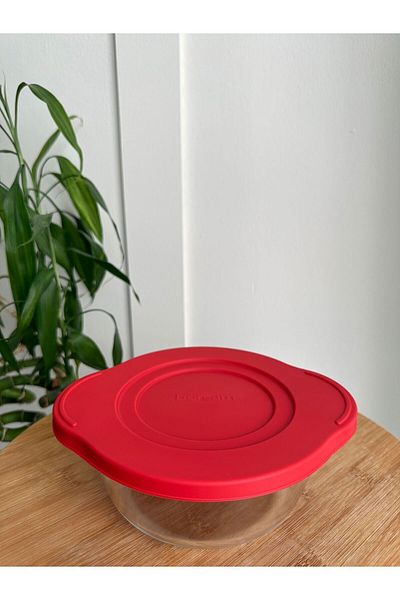 Paşabahçe Borcam 59133 - Pasabahce Round Silicone Lid, Small Vacuum Lid