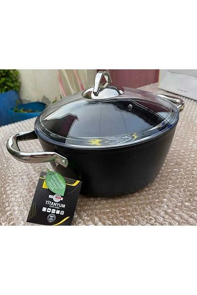 SAFLON 17.50 Lt. Titanium 36 Cm Deep Pot