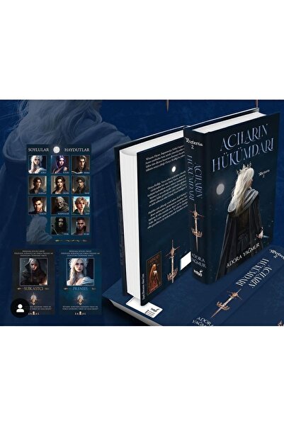 İndigo Kitap Varislerin Oyunu 2 Acıların Hükümdarı Ciltli Adora Yağmur Poster ve Ayraç Hediyeli gnydkkn
