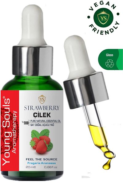 YOUNG SOULS Aromatherapy Strawberry Essential Oil Strawberry Essential Oil 20 ml