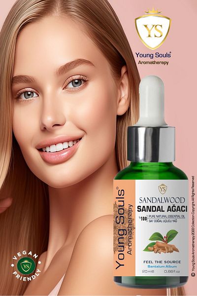YOUNG SOULS Aromatherapy Sandalwood Essential Oil Sandalwood Essential Oil 20 ml