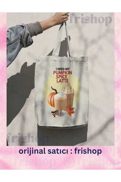 redame Autumn Series - Pumpkin Spice Latte Era Ii Y2K Tote Bag