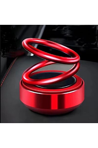 hediyeconcepti Araç Oto Güneş Enerjisi Dönen Aromaterapi Hava Fresher Çift Ha...