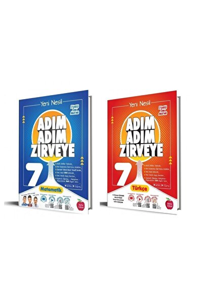 Newton Yayınları 7.sınıf Adım Adım Zirveye Matematik Adım Adım Zirveye Türkçe Soru Bankası (2 KİTAP)