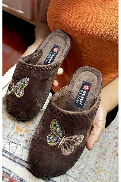 GEZER Πετσέτα με σχέδιο πεταλούδας - Παντόφλες Personality