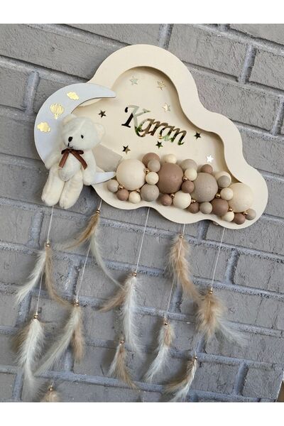 NeşeliAtölyem Ledli Bubble Bulut Kapı Süsü