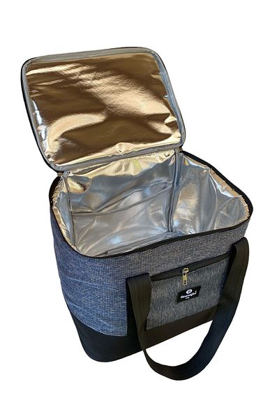 beautiful bag Термоизолирана голяма чанта за пикник с обем 40 литра, която поддържа едновременно топла и студена