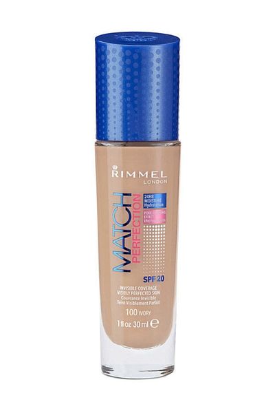 RIMMEL LONDON Foundation - Match Perfection 100 Elfenbein 3614220954011