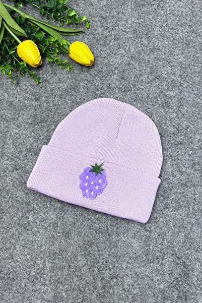 MYADA Lila Triko Дитяча шапка - Чорничний аксесуар Детальний опис