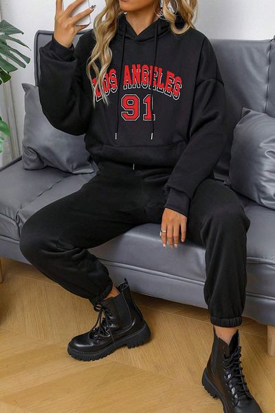 uyguntarz Σετ αθλητικής φόρμας με στάμπα Los Angeles