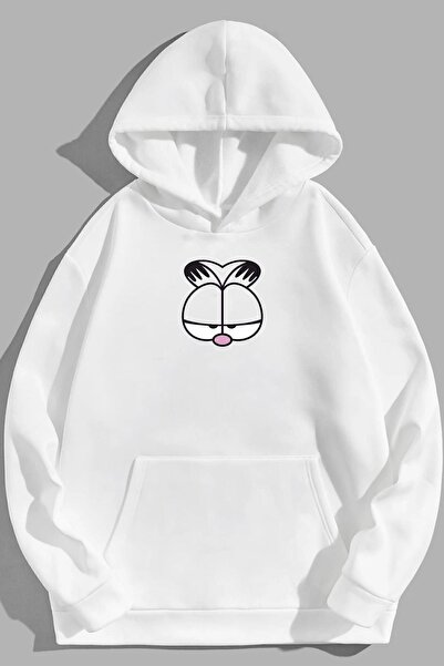 uyguntarz Unisex Garfield Baskılı Sweatshirt