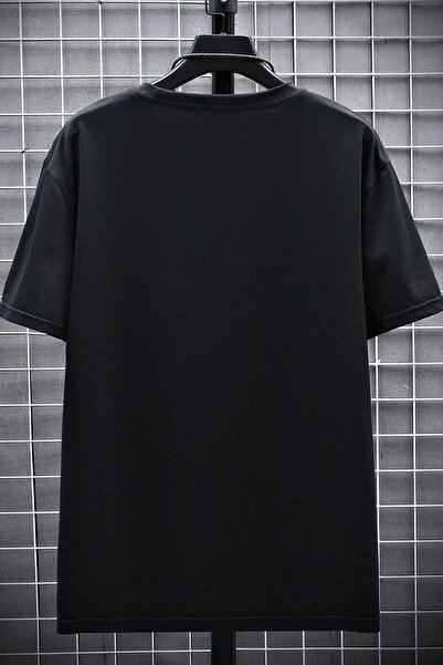 uyguntarz Belive in Yourself bedrucktes Oversize-T-Shirt für Herren