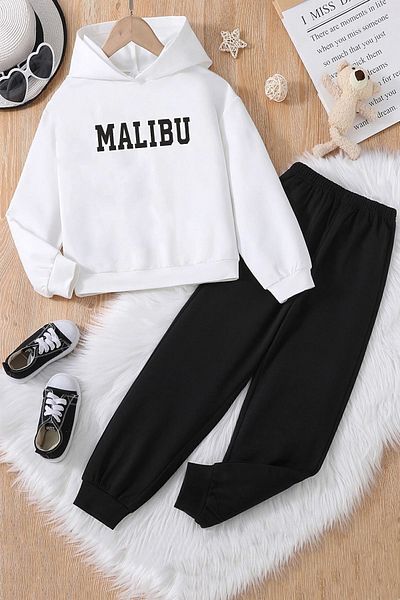 uyguntarz Σετ φόρμας παιδικής στάμπας Malibu