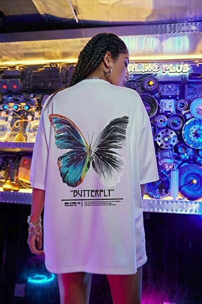 trendypassion Das Schmetterlings-Design-T-Shirt