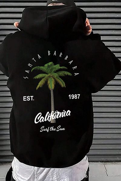 uyguntarz Oversize mikina s potiskem California