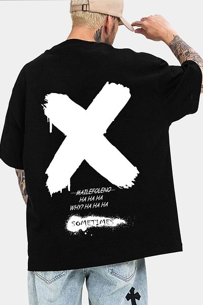 uyguntarz Μπλουζάκι Unisex Μερικές φορές Χ εμπριμέ