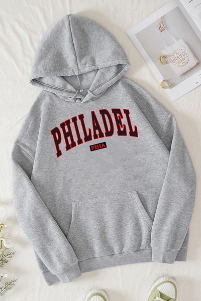 uyguntarz Φούτερ με στάμπα Philadelphia Unisex
