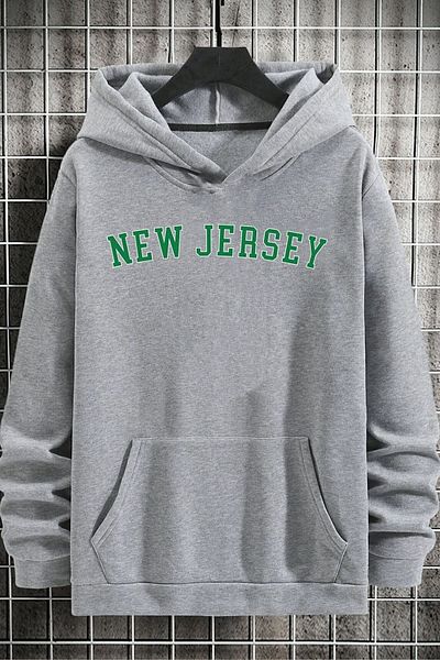 uyguntarz Unisex-Sweatshirt mit New Jersey-Aufdruck