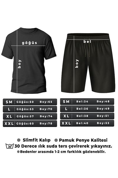 trendypassion Shorts-T-Shirt-Trainingsanzug-Set mit Weltraum-Thema