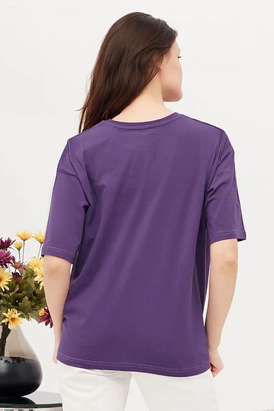 uyguntarz Unisex T-Shirt mit Make-up-Silhouette-Design