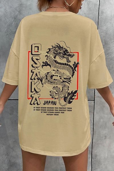 uyguntarz Unisex-T-Shirt mit Osaka-Aufdruck