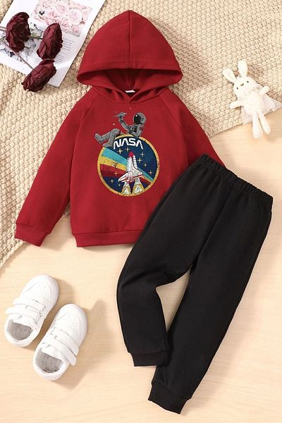 uyguntarz Kids NASA Tracksuit Set