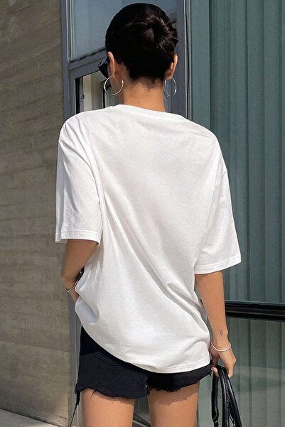 uyguntarz Unisex aktivní oversize tričko s potiskem