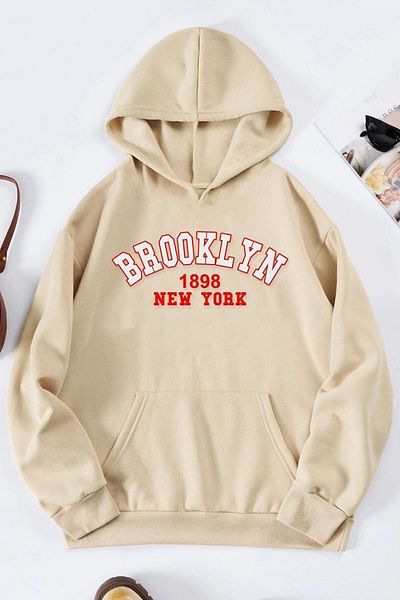uyguntarz Unisex μπλούζα με στάμπα Brooklyn