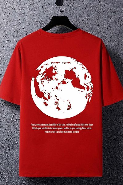 uyguntarz Unisex-T-Shirt mit „The Moon“-Aufdruck