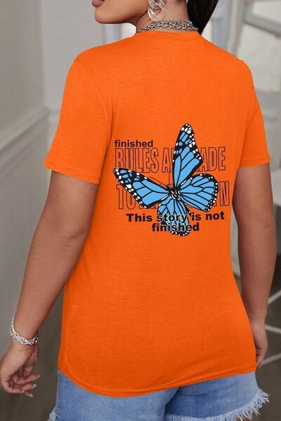 trendypassion T-Shirt mit rückseitig bedrucktem Design