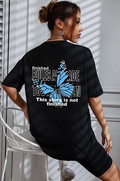 uyguntarz Μπλουζάκι Unisex με σχέδιο πεταλούδας