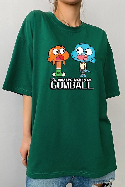 uyguntarz Tricou unisex Garalio imprimat Gumball