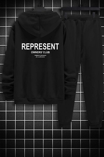 uyguntarz Σετ φόρμας Unisex Represent Printed