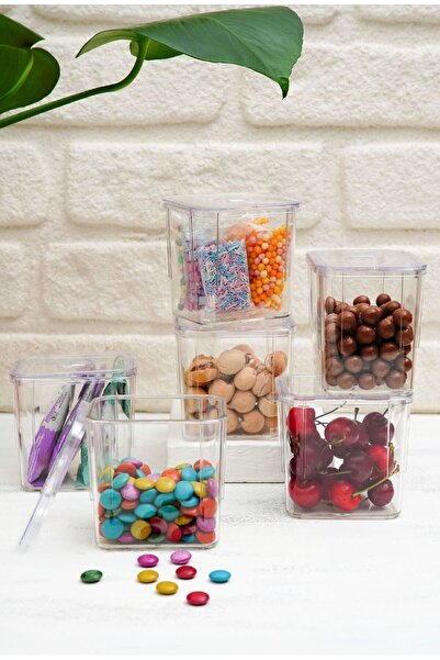 Vienev Clear Closet Organizer - Set of 6 Storage Box with Lid